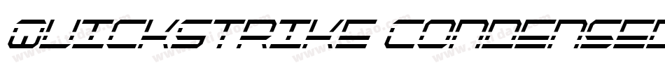 QuickStrike Condensed字体转换